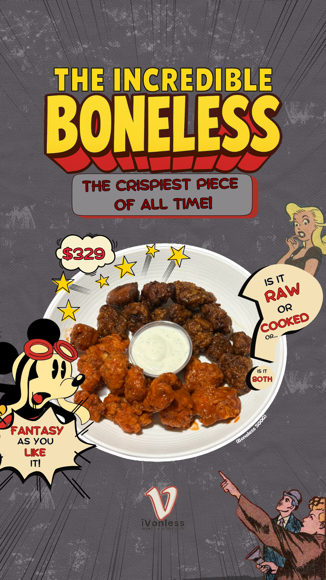 Menú de iVonless